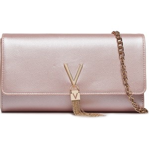 Różowa torebka Valentino na ramię matowa