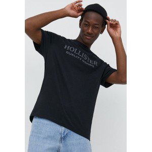 T-shirt Hollister Co. z krótkim rękawem z bawełny