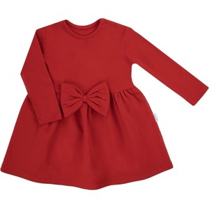 Czerwona sukienka dziewczęca 5.10.15 z bawełny