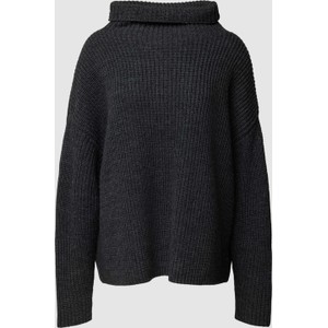 Czarny sweter Michi Von Want X P&c* w stylu casual z alpaki