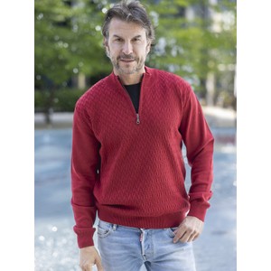 Sweter M. Lasota ze stójką w stylu casual