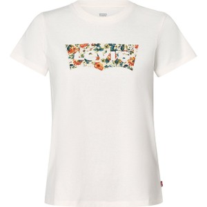 T-shirt Levis z bawełny z okrągłym dekoltem w młodzieżowym stylu