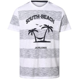 T-shirt Jack & Jones z krótkim rękawem z nadrukiem w młodzieżowym stylu