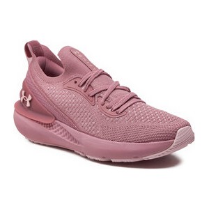 Różowe buty sportowe Under Armour sznurowane w sportowym stylu