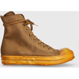 Rick Owens trampki Woven Shoes Sneaks męskie kolor beżowy DU01D1800.TWCD.444444