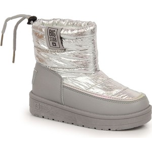 Srebrne buty dziecięce zimowe Big Star dla dziewczynek
