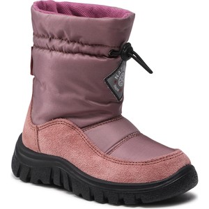 Różowe buty dziecięce zimowe Naturino