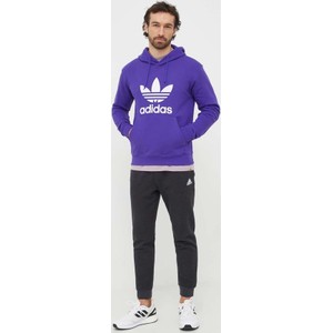 Bluza Adidas Originals z nadrukiem w młodzieżowym stylu z bawełny