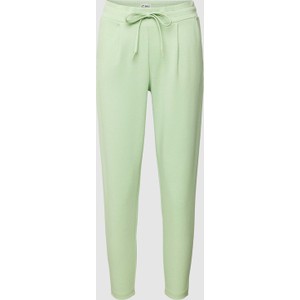 Zielone spodnie Ichi z dresówki