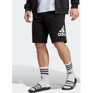 Czarne spodenki Adidas z bawełny w sportowym stylu