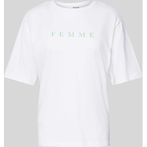 T-shirt Selected Femme w młodzieżowym stylu z krótkim rękawem