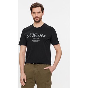 Czarny t-shirt S.Oliver