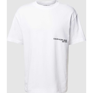 T-shirt Calvin Klein z bawełny z nadrukiem