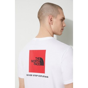 T-shirt The North Face z nadrukiem w sportowym stylu z krótkim rękawem