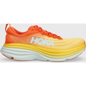 Pomarańczowe buty sportowe answear.com sznurowane w sportowym stylu