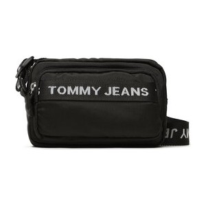 Czarna torebka Tommy Jeans średnia w młodzieżowym stylu matowa