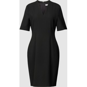 Czarna sukienka S.Oliver Black Label mini w stylu casual z krótkim rękawem