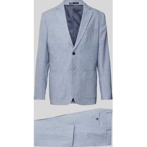 Niebieski garnitur Selected Homme z bawełny