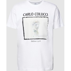 T-shirt Carlo Colucci z krótkim rękawem w młodzieżowym stylu