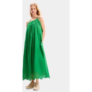 Zielona sukienka Desigual trapezowa bez rękawów