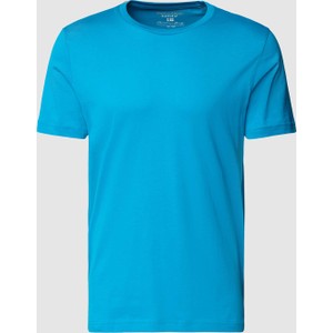 Niebieski t-shirt Christian Berg w stylu casual
