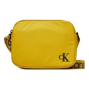 Żółta torebka Calvin Klein matowa w młodzieżowym stylu