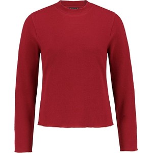 Czerwona bluzka Fresh Made z okrągłym dekoltem
