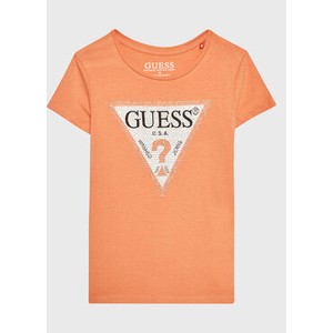 Pomarańczowa bluzka dziecięca Guess