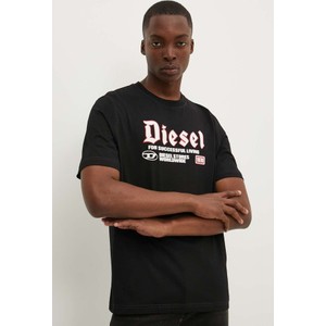 T-shirt Diesel z bawełny