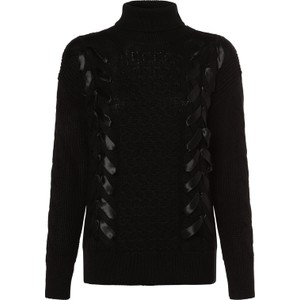 Czarny sweter More & More w stylu klasycznym