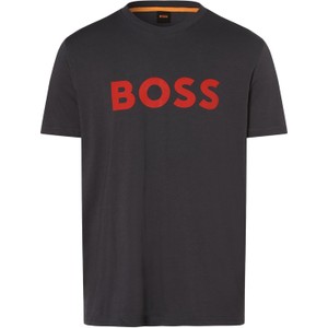 T-shirt Hugo Boss z nadrukiem z dżerseju
