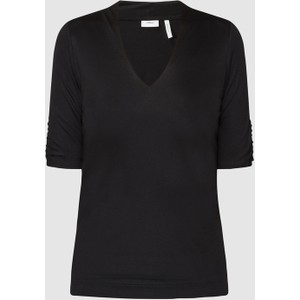 Bluzka S.Oliver Black Label w stylu casual z dekoltem w kształcie litery v