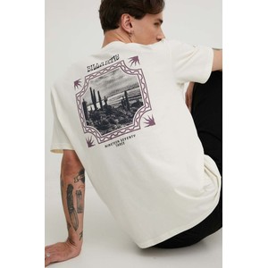 T-shirt Billabong z bawełny w młodzieżowym stylu z nadrukiem