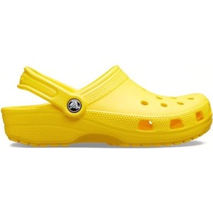 Żółte buty letnie męskie Crocs w stylu casual