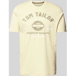 T-shirt Tom Tailor z nadrukiem z bawełny