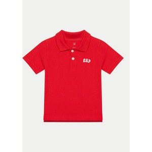 Czerwona koszulka dziecięca Gap dla chłopców z krótkim rękawem
