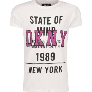 Bluzka dziecięca DKNY z bawełny