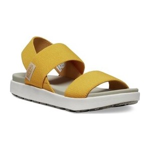 Żółte sandały Keen z płaską podeszwą