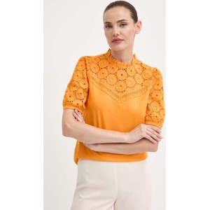 Pomarańczowa bluzka Morgan z bawełny