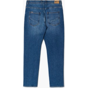 Granatowe jeansy Cropp w stylu casual