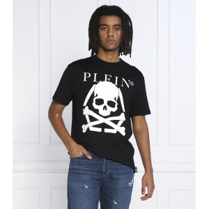 T-shirt Philipp Plein w młodzieżowym stylu z nadrukiem