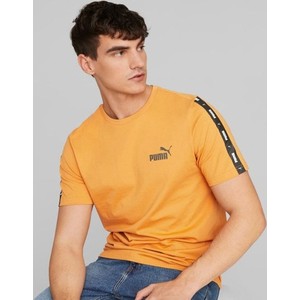 Pomarańczowy t-shirt Puma w sportowym stylu