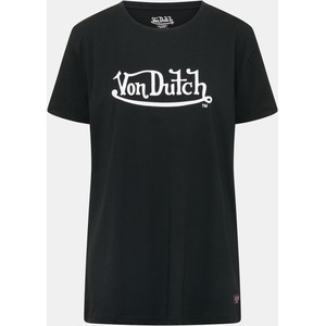 T-shirt Von Dutch z okrągłym dekoltem z krótkim rękawem