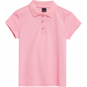Różowa bluzka dziecięca 4F z bawełny