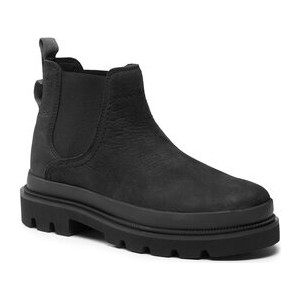 Czarne buty zimowe Clarks w stylu casual