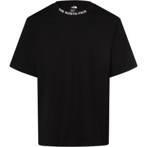 Czarny t-shirt The North Face w stylu casual z nadrukiem z krótkim rękawem
