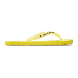 Żółte buty letnie męskie Calvin Klein w stylu casual