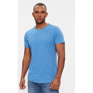 Niebieski t-shirt Tommy Jeans z krótkim rękawem