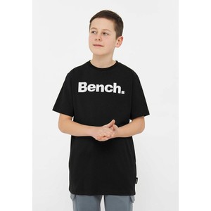 Czarna koszulka dziecięca Bench dla chłopców z bawełny