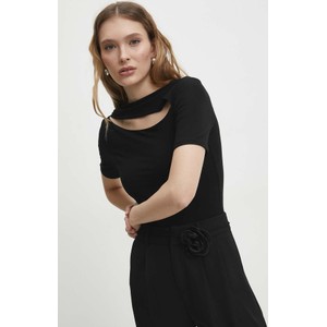 Czarna bluzka Answear Lab w stylu casual